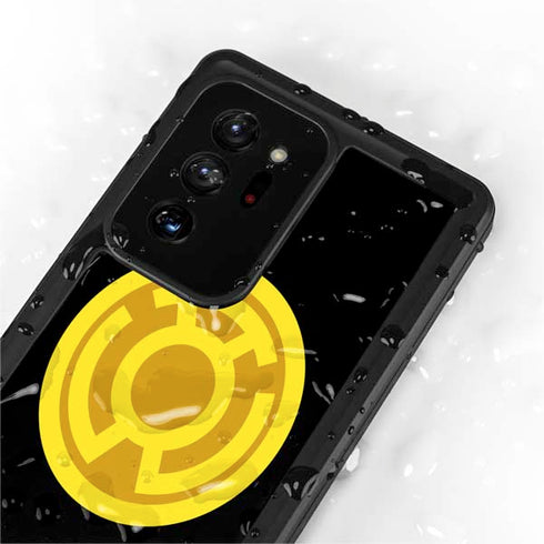 DC Comics Green Lantern Sinestro Emblem Galaxy Note20 Ultra 5G Waterproof Case